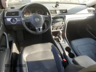 2014 Volkswagen Passat S w/Nav with VIN 1VWAP7A39EC015150, listed as a Copart auction lot 44434995 with 124,796 mi miles and Salvage Title. Bid and sale history available at carsss.com. Image 8.