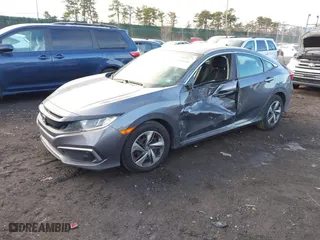 2020 Honda Civic Sedan LX with VIN 2HGFC2F66LH525297, listed as a IAAI auction lot 41381050 with 62,722 mi miles. Bid and sale history available at carsss.com. Image 21.