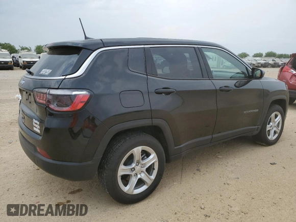 2023 Jeep Compass Sport with VIN 3C4NJDANXPT509952, listed as a Copart auction lot 53967145 with 10,571 mi miles and Clean title. Bid and sale history available at DreamBid. Image 3.