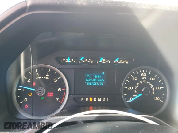 2016 Ford F-150 XL с VIN 1FTEW1CF5GKD45212, выставлен на аукционе Copart как лот 63105005 с пробегом 108 041 миль миль и Списание • Salvage title. История ставок и продаж доступна на DreamBid. Изображение 9.