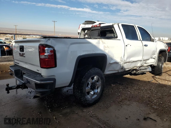 2018 GMC Sierra 2500HD SLT with VIN 1GT12TEY3JF104544, listed as a Copart auction lot 84002454 with 0 mi miles and Salvage Title. Bid and sale history available at carsss.com. Image 3.