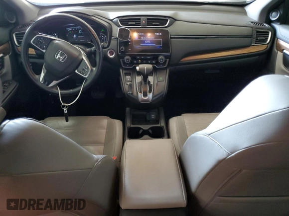 2017 Honda CR-V EX-L with VIN 7FARW1H81HE027022, listed as a Copart auction lot 53972015 with 195,951 mi miles and Salvage Title. Bid and sale history available at carsss.com. Image 8.
