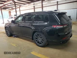 2023 Jeep Grand Cherokee Summit Reserve with VIN 1C4RJKEG3P8862582, listed as a Copart auction lot 54504345 with 9,763 mi miles and Salvage title. Bid and sale history available at DreamBid. Image 2.