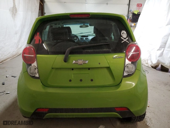 2014 Chevrolet Spark LS with VIN KL8CB6S91EC480862, listed as a Copart auction lot 49209275 with 0 mi miles and Salvage Title. Bid and sale history available at carsss.com. Image 6.