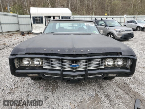 1969 Chevrolet Caprice z VIN 166479U185483, wystawiony jako Copart lot #78575324 z przebiegiem 59 666 mil mil oraz Szkoda całkowita • Salvage title. Historia ofert i sprzedaży dostępna na DreamBid. Obrazek 5.