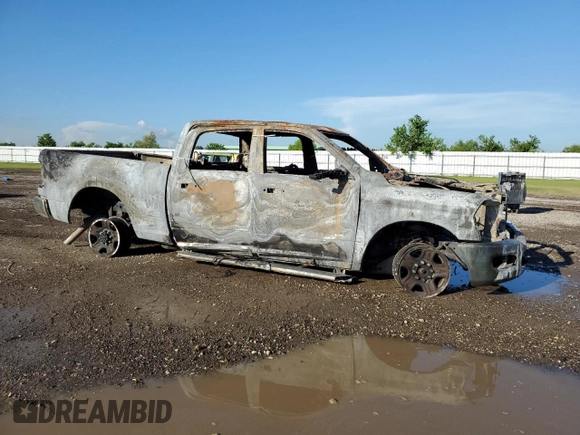 2022 Ram 2500 Big Horn with VIN 3C6UR5DJXNG247821, listed as a Copart auction lot 67271654 with 0 mi miles and Non Repairable. Bid and sale history available at carsss.com. Image 4.