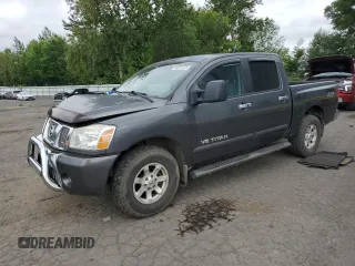 2007 Nissan Titan LE with VIN 1N6AA07B87N201924, listed as a Copart auction lot 60361425 with 167,659 mi miles and Salvage title. Bid and sale history available at DreamBid. Image 1.