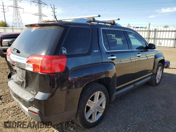 2011 GMC Terrain SLT-2 with VIN 2CTFLXEC1B6357537, listed as a Copart auction lot 77686594 with 152,086 mi miles and Salvage Title. Bid and sale history available at DreamBid. Image 3.