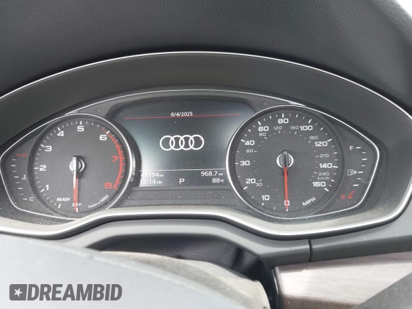 2023 Audi Q5 S line Premium with VIN WA1GAAFY3P2043285, listed as a IAAI auction lot 42414217 with 41,394 mi miles and . Bid and sale history available at DreamBid. Image 7.