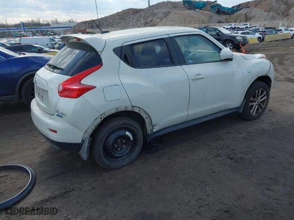 2012 Nissan Juke SV with VIN JN8AF5MV6CT121385, listed as a IAAI auction lot 41448719 with 9,999 mi miles. Bid and sale history available at carsss.com. Image 4.