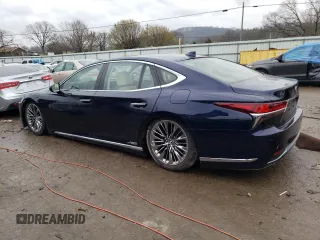 2018 Lexus LS z VIN JTHCY1FF1J5001281, wystawiony jako Copart lot #45752233 z przebiegiem 54 158 mil mil oraz . Historia ofert i sprzedaży dostępna na DreamBid. Obrazek 2.