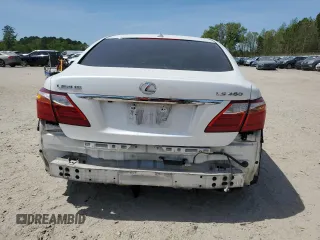 2010 Lexus LS 460 with VIN JTHBL5EF6A5099663, listed as a Copart auction lot 53441535 with Not provided miles and Salvage title. Bid and sale history available at DreamBid. Image 6.