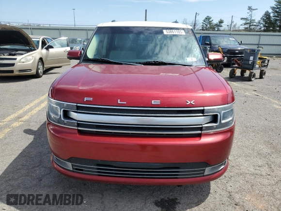 2015 Ford Flex Limited w/EcoBoost with VIN 2FMHK6DT0FBA12642, listed as a Copart auction lot 53861105 with 154,661 mi miles and Clean Title. Bid and sale history available at carsss.com. Image 5.