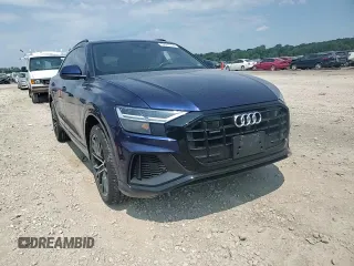 2020 Audi Q8 Premium Plus with VIN WA1EVAF11LD025333, listed as a Copart auction lot 65664624 with 58,913 mi miles and Salvage Title. Bid and sale history available at carsss.com. Image 12.
