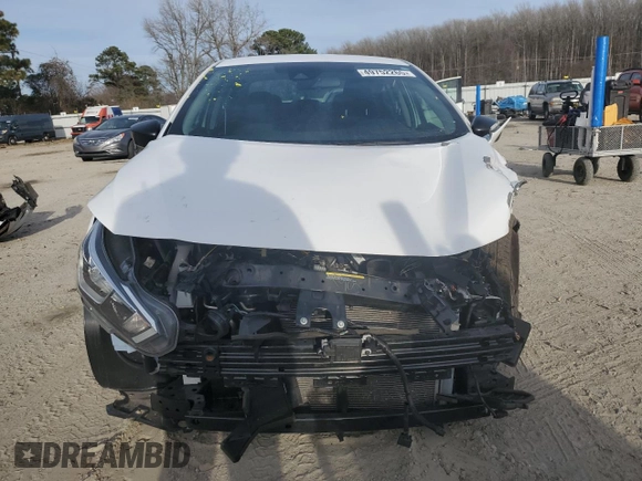 2024 Nissan Versa S with VIN 3N1CN8DV2RL819291, listed as a Copart auction lot 49752265 with 35,509 mi miles and Salvage Title. Bid and sale history available at DreamBid. Image 5.