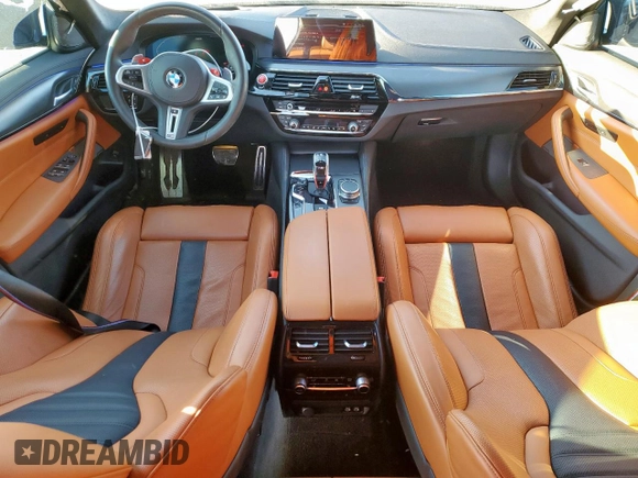 2020 BMW M5 Competition z VIN WBSJF0C00LCD24854, wystawiony jako Copart lot #47097375 z przebiegiem 32 610 mil mil oraz Szkoda całkowita • Salvage title. Historia ofert i sprzedaży dostępna na DreamBid. Obrazek 8.