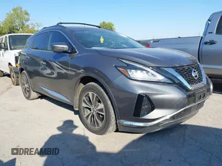 2019 Nissan Murano Platinum z VIN 5N1AZ2MJ4KN130843, wystawiony jako IAAI lot #40526767 z przebiegiem 61 023 mil mil oraz . Historia ofert i sprzedaży dostępna na DreamBid. Obrazek 1.