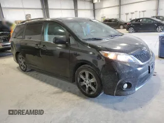 2012 Toyota Sienna SE with VIN 5TDXK3DC2CS193218, listed as a Copart auction lot 87255494 with 191,365 mi miles and Salvage Title. Bid and sale history available at carsss.com. Image 4.