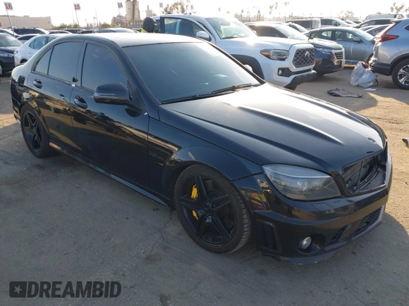 2009 Mercedes-Benz C 63 AMG with VIN WDDGF77X39F231287, listed as a IAAI auction lot 41556195 with 173,471 mi miles and . Bid and sale history available at DreamBid. Image 1.