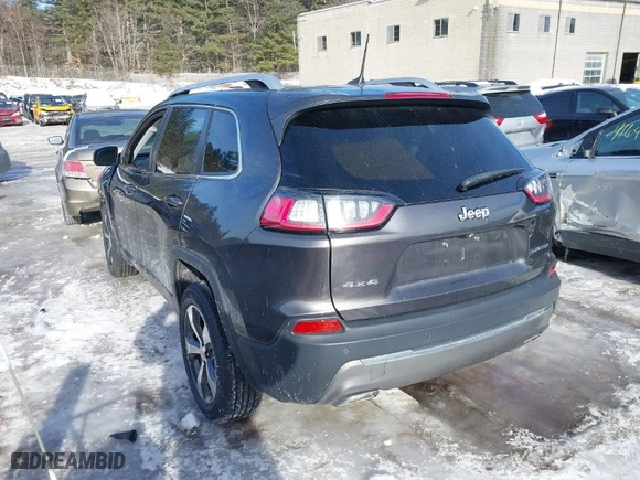 2019 Jeep Cherokee Limited with VIN 1C4PJMDX1KD360089, listed as a IAAI auction lot 41617001 with NaN miles. Bid and sale history available at carsss.com. Image 3.