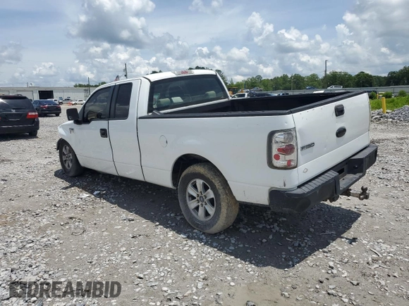2008 Ford F-150 STX with VIN 1FTRX12W78KD35296, listed as a Copart auction lot 60308995 with 174,296 mi miles and Salvage title. Bid and sale history available at DreamBid. Image 2.
