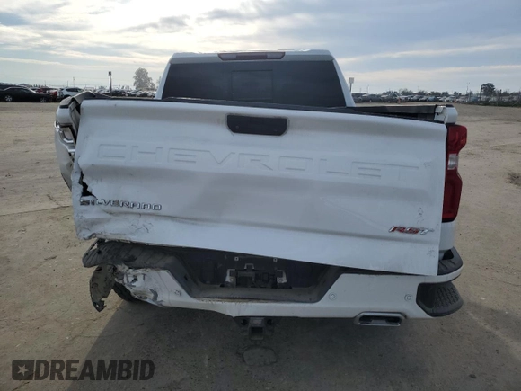 2021 Chevrolet Silverado 1500 RST with VIN 3GCUYEET4MG159681, listed as a Copart auction lot 47451705 with 107,966 mi miles and Salvage Title. Bid and sale history available at carsss.com. Image 6.