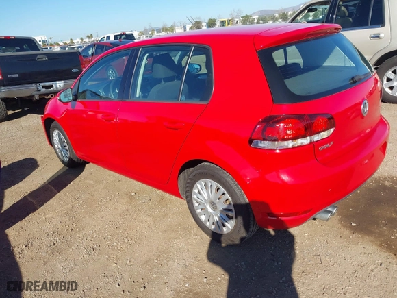 2010 Volkswagen Golf with VIN WVWDB7AJ7AW406433, listed as a IAAI auction lot 41651939 with 111,286 mi miles. Bid and sale history available at carsss.com. Image 3.