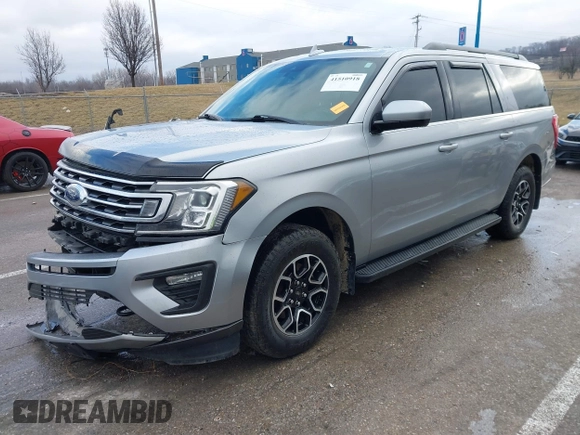 2020 Ford Expedition Max XLT z VIN 1FMJK1JT7LEA46344, wystawiony jako IAAI lot #41510918 z przebiegiem 81 991 mil mil oraz . Historia ofert i sprzedaży dostępna na DreamBid. Obrazek 2.