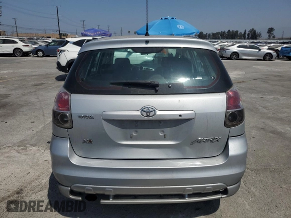 2006 Toyota Matrix STD with VIN 2T1KR32EX6C564990, listed as a Copart auction lot 62548155 with 204,154 mi miles and Salvage title. Bid and sale history available at DreamBid. Image 6.