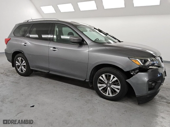 2017 Nissan Pathfinder S with VIN 5N1DR2MN6HC905034, listed as a Copart auction lot 88421955 with 108,227 mi miles and Salvage Title. Bid and sale history available at carsss.com. Image 4.