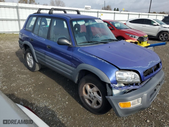 1998 Toyota RAV4 with VIN JT3HP10V5W0172067, listed as a Copart auction lot 84850544 with 316,659 mi miles and Salvage Title. Bid and sale history available at carsss.com. Image 4.