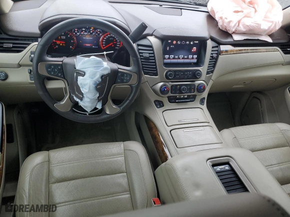 2016 GMC Yukon Denali with VIN 1GKS1CKJ1GR152053, listed as a Copart auction lot 43809865 with 98,145 mi miles and Salvage Title. Bid and sale history available at carsss.com. Image 8.