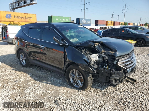 2018 Hyundai Santa Fe 2.4L with VIN 5XYZUDLB9JG512111, listed as a Copart auction lot 63132875 with 58,705 mi miles and Salvage title. Bid and sale history available at DreamBid. Image 4.