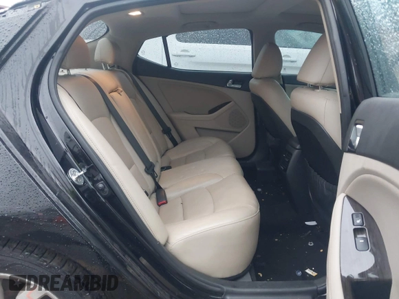 2015 Kia Optima EX with VIN 5XXGN4A73FG413993, listed as a IAAI auction lot 41536587 with 195,670 mi miles. Bid and sale history available at carsss.com. Image 8.