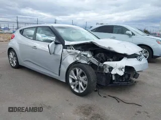 2017 Hyundai Veloster Value Edition with VIN KMHTC6AD2HU308084, listed as a IAAI auction lot 41734062 with 59,354 mi miles. Bid and sale history available at carsss.com. Image 1.