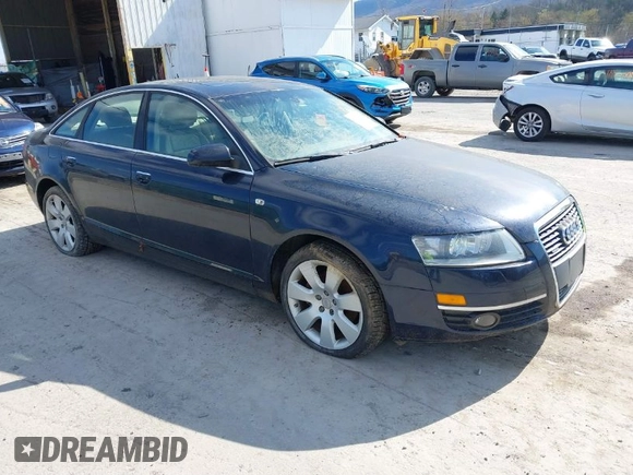 2005 Audi A6 with VIN WAUDG74F45N089129, listed as a IAAI auction lot 41971291 with 186,800 mi miles. Bid and sale history available at carsss.com. Image 1.