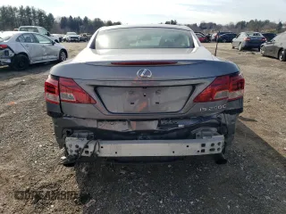 2014 Lexus IS 250 C z VIN JTHFF2C22E2531017, wystawiony jako Copart lot #44370555 z przebiegiem 118 514 mil mil oraz Szkoda całkowita • Salvage title. Historia ofert i sprzedaży dostępna na DreamBid. Obrazek 6.