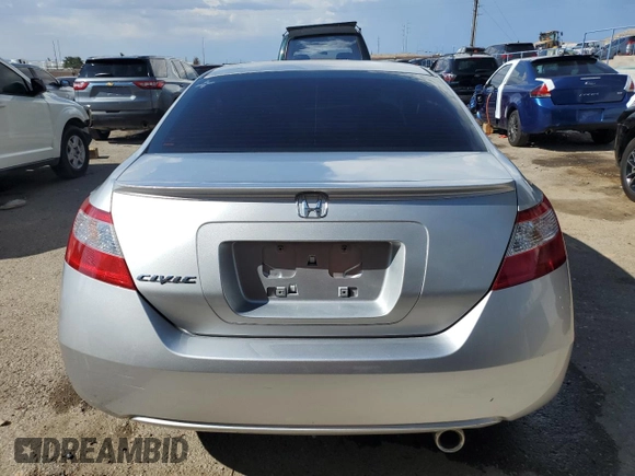 2006 Honda Civic Cpe EX with VIN 2HGFG11816H522853, listed as a Copart auction lot 65270984 with 47,536 mi miles and Salvage Title. Bid and sale history available at carsss.com. Image 6.