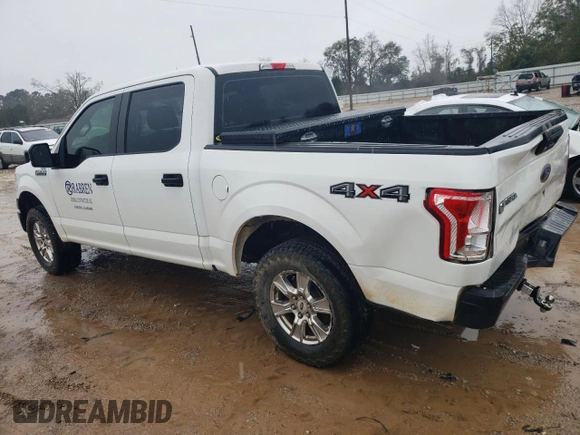 2017 Ford F-150 XL with VIN 1FTEW1EF8HFC06683, listed as a Copart auction lot 87833185 with 206,571 mi miles and Salvage Title. Bid and sale history available at carsss.com. Image 2.