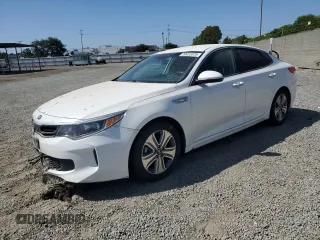 2018 Kia Optima EX z VIN KNAGU4LE8J5024839, wystawiony jako Copart lot #58423325 z przebiegiem Nie podano mil oraz Szkoda całkowita • Salvage title. Historia ofert i sprzedaży dostępna na DreamBid. Obrazek 1.