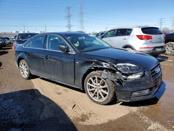 2015 Audi A4 Premium with VIN WAUBFAFL0FN022166, listed as a Copart auction lot 47105055 with 132,448 mi miles and Salvage Title. Bid and sale history available at carsss.com. Image 4.