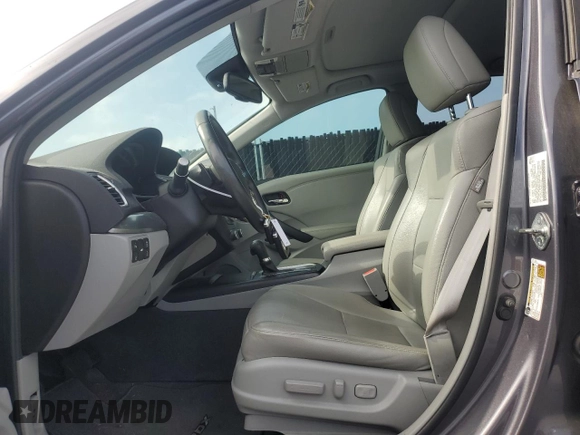 2017 Acura RDX Advance with VIN 5J8TB3H74HL011041, listed as a Copart auction lot 55409695 with 65,527 mi miles and Salvage title. Bid and sale history available at DreamBid. Image 7.
