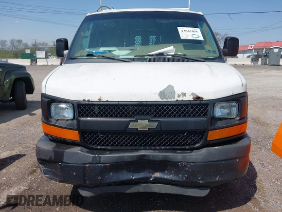 2012 Chevrolet Express Cargo Van with VIN 1GCWGFCA6C1147841, listed as a IAAI auction lot 42042056 with 248,374 mi miles. Bid and sale history available at carsss.com. Image 12.