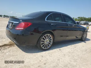 2018 Mercedes-Benz C with VIN 55SWF4JBXJU279054, listed as a Copart auction lot 66615364 with 66,109 mi miles and Salvage Title. Bid and sale history available at carsss.com. Image 3.