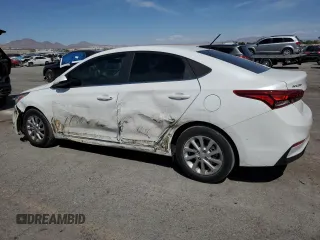 2021 Hyundai Accent SEL with VIN 3KPC24A65ME137515, listed as a Copart auction lot 53402215 with 39,882 mi miles and Salvage title. Bid and sale history available at DreamBid. Image 2.