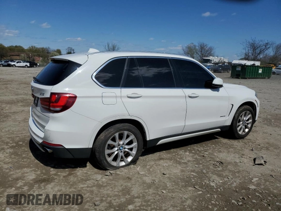 2014 BMW X5 xDrive35i with VIN 5UXKR0C58E0C27855, listed as a Copart auction lot 52254595 with 134,259 mi miles and Clean Title. Bid and sale history available at carsss.com. Image 3.