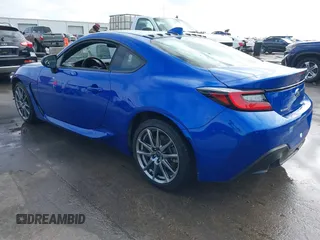 2023 Subaru BRZ Premium with VIN JF1ZDBB16P9703126, listed as a IAAI auction lot 41153982 with 22,593 mi miles. Bid and sale history available at carsss.com. Image 3.