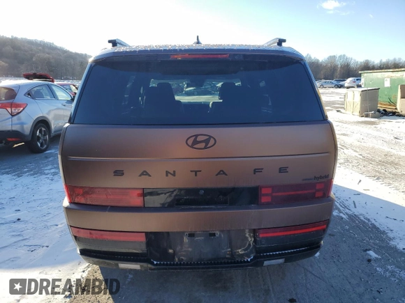 2024 Hyundai Santa Fe Calligraphy with VIN 5NMP5DG16RH010468, listed as a Copart auction lot 83769744 with 14,689 mi miles and Salvage title. Bid and sale history available at DreamBid. Image 6.