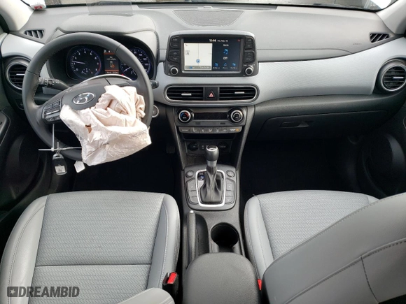 2021 Hyundai Kona Ultimate with VIN KM8K5CA56MU664366, listed as a Copart auction lot 45352555 with 37,034 mi miles and Salvage Title. Bid and sale history available at carsss.com. Image 8.