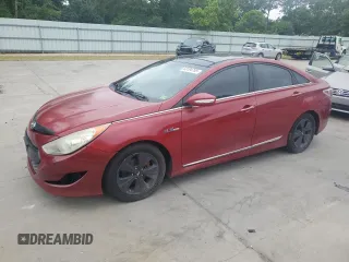 2012 Hyundai Sonata Hybrid with VIN KMHEC4A46CA027865, listed as a Copart auction lot 63194765 with 148,428 mi miles and Clean title. Bid and sale history available at DreamBid. Image 1.